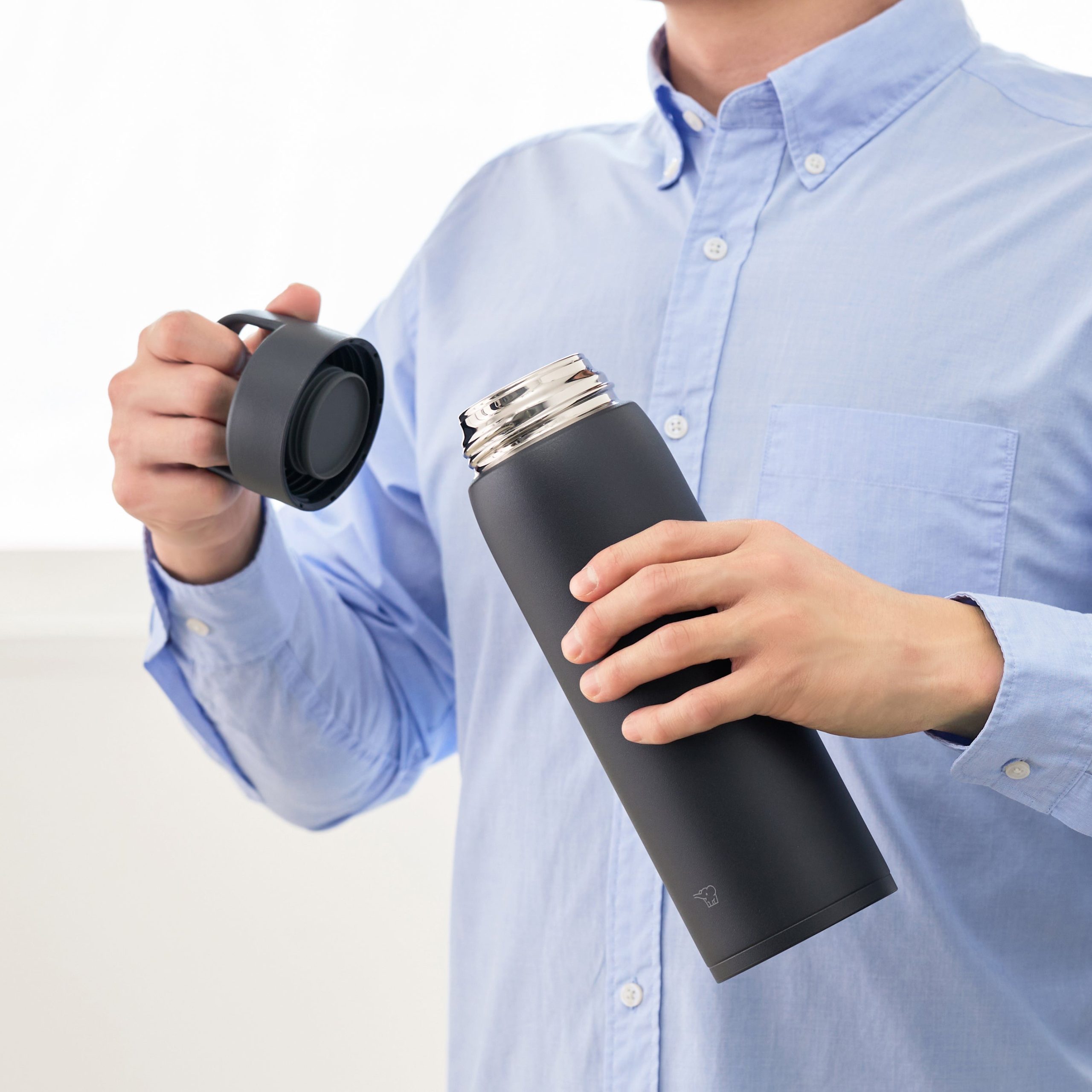 34 oz. Stainless Mug with Lid Handle SU-DA100 - Image 7